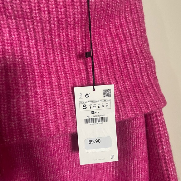 Zara Knit Off the Shoulder Maxi Dress - Picture 4 of 6